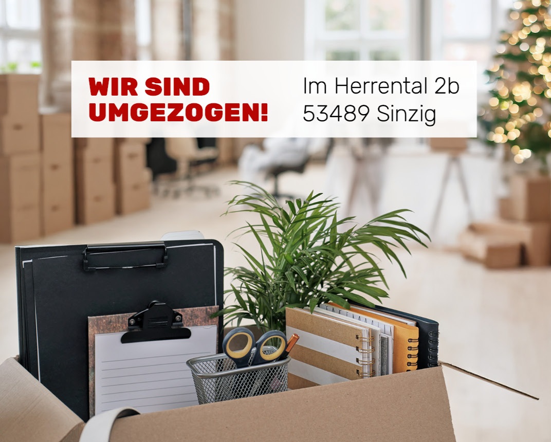 wir ziehen um! Ab dem 05.01.26 finden Sie uns Im Herrental 2b